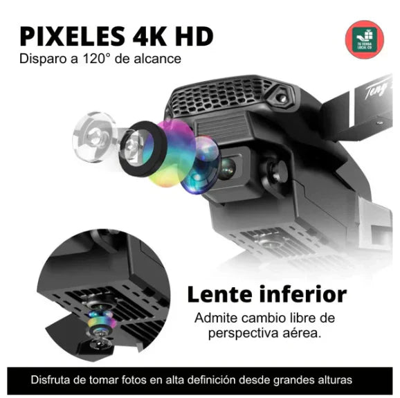 Dron Militar E88 PRO MAX [CÁMARA 4K]